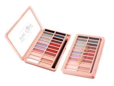 Lidschattenpalette mit gepresstem Glitzer, 22 Farben, Eigenmarke ES0435 Pressed glitter eyeshadow palette 22 colors private label ES0435