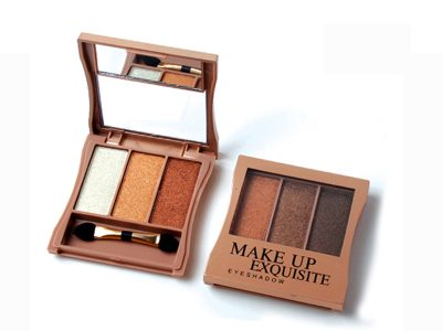 3 warna palet eyeshadow berpigmen tinggi Private label ES0120