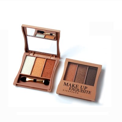 3 warna palet eyeshadow berpigmen tinggi Private label ES0120 3 warna palet eyeshadow berpigmen tinggi Private label ES0120