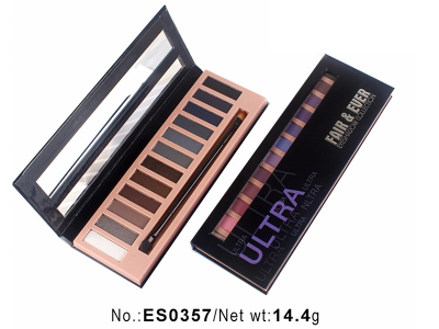 Custom eyeshadow palette with pictures and names 12 colors ES0357