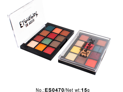 Palette di ombretti personalizzati Alta pigmentazione 12 colori ES0470