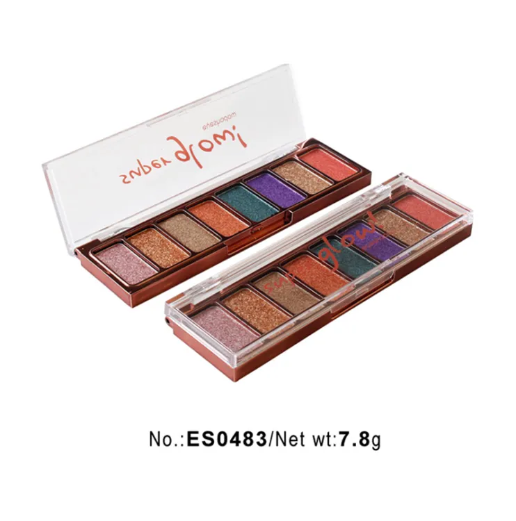 High Pigment 8 colors Eyeshadow Palette - Private Label Cosmetics - ES0483