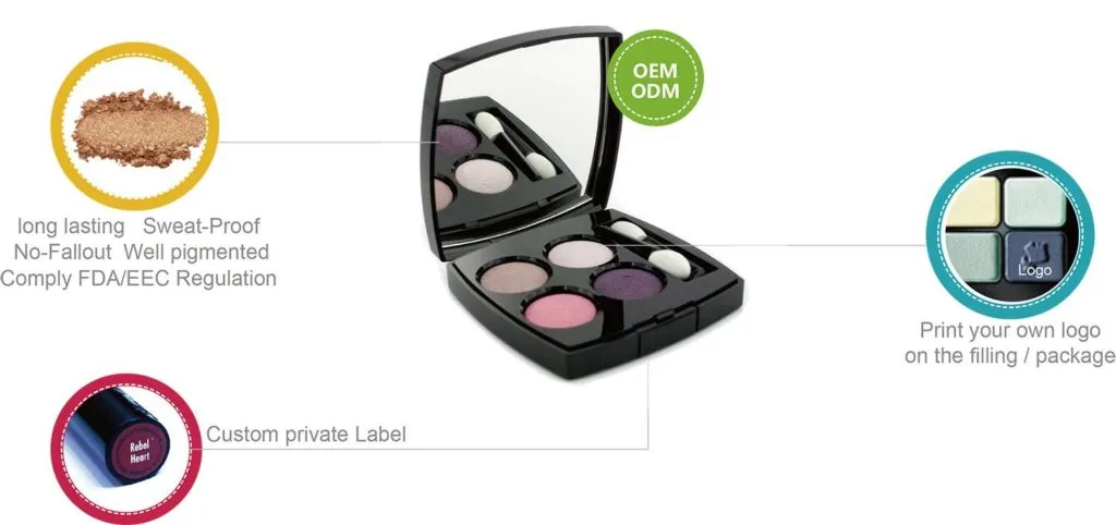 Private Label Glittler Lidschatten-Palette 32 Farben ES0521