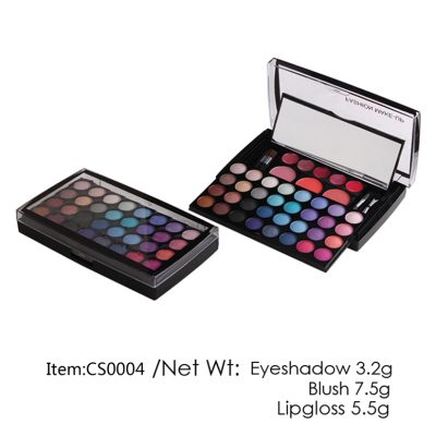 Private label makeup set (include eyeshadow, blusher,compact powder)