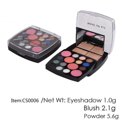 Private label makeup set (include eyeshadow, blusher,compact powder) Private label makeup set (include eyeshadow, blusher,compact powder)