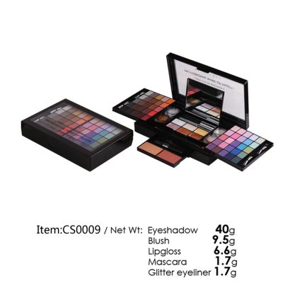 Private label makeup set (include eyeshadow, blusher,compact powder) Private label makeup set (include eyeshadow, blusher,compact powder)