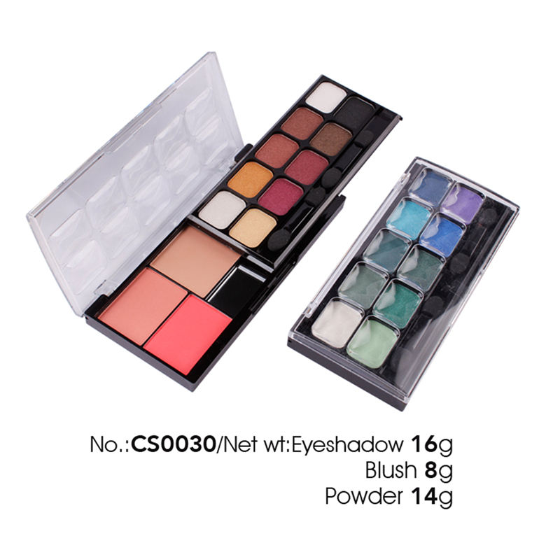 Private label makeup set (include eyeshadow, blusher,compact powder) Private label makeup set (include eyeshadow, blusher,compact powder)