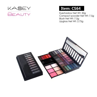 Private label makeup set (include eyeshadow, blusher,compact powder) Private label makeup set (include eyeshadow, blusher,compact powder)