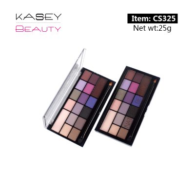 Riasan palet eyeshadow 16 warna kustom CS0325 Riasan palet eyeshadow 16 warna kustom CS0325