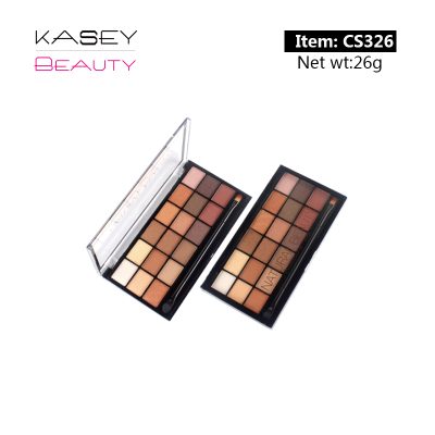 Custom eyeshadow palette high pigment 18 colours CS0326 Custom eyeshadow palette high pigment 18 colours CS0326