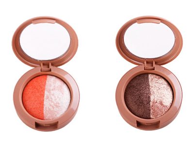 Best selling 2 colors baked eyeshadow individual highly pigment BS002