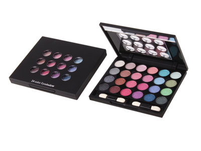 Terbaik 24 Warna Private Label Metallic Eyeshadow Palette China Produsen ES0015