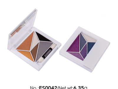 OEM ODM cosmetics 6 color eye shadow matte & shimmer finish ES0042