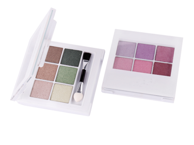 6 colors eyeshadow palette white label cosmetic business ES0043
