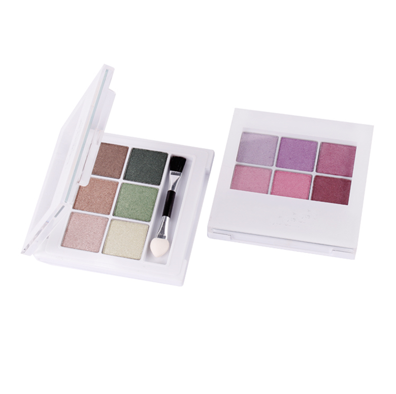 6 Colors Eyeshadow Palette White Label Cosmetic Business Kasey Beauty