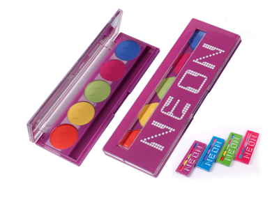 Fornecedor de cosméticos de marca própria paleta de sombras de 4 cores ES0056