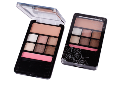 Label pribadi palet eyeshadow 8 warna pabrik kosmetik China ES0058