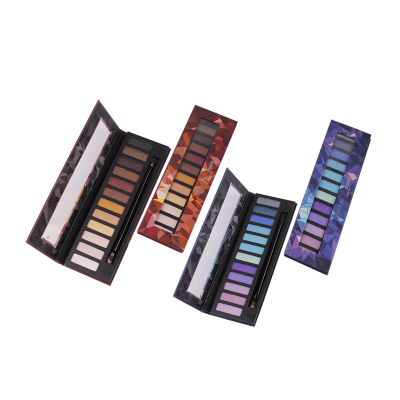 Private label cosmetics 12 colors eye shadow palette matte ES0065 Private label cosmetics 12 colors eye shadow palette matte ES0065