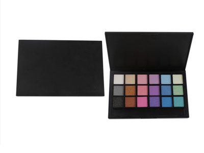 Private Label Color Cosmetics Matt- und Schimmer-Lidschatten-Palette 18 Farben ES0077
