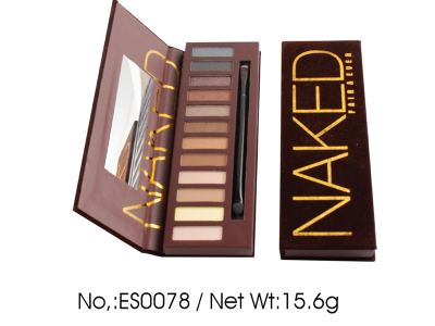 Luxury Private Label Cosmetics Manufacturer 12 colors Naked eyeshadow palette ES0078