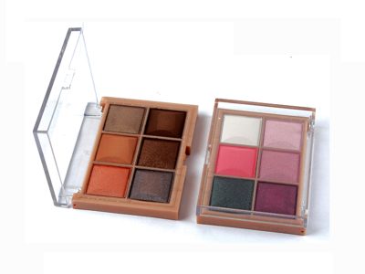 Wholesale Private Label Cosmetics 6  colors highly pigment eyeshadow palette ES0111