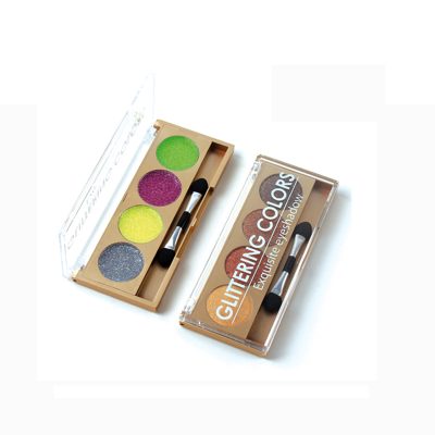 Glittering Cream eyeshadow palette 4 colors white label ES0123 Glittering Cream eyeshadow palette 4 colors white label ES0123