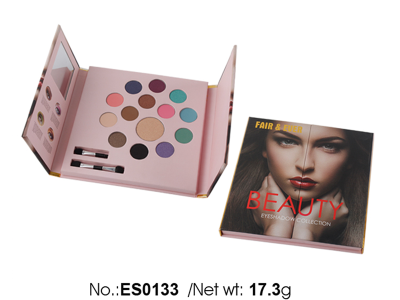 Custom printing 14 colors pressed face powder palette ES0133