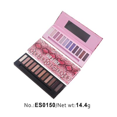 Luxury private label high pigment eyeshadow palette 12 colors ES0150 Luxury private label high pigment eyeshadow palette 12 colors ES0150