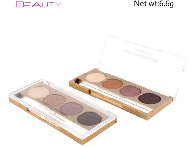 New wholesale private label makeup 4 colors eyeshadow palette matte ES0171