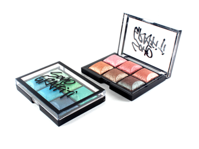 Private label cosmetics 6 colors eye palette with highlighter ES0173