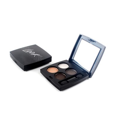 Private label metallic shade eyeshadow palette 4 colors ES0185 Private label metallic shade eyeshadow palette 4 colors ES0185