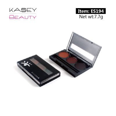 OEM eyeshadow palette 3 colors for dark skin