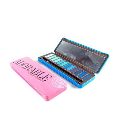 Tin box eyeshadow 12 colour cosmetics manufacturers in china