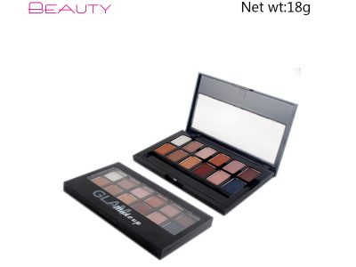 Sans cruauté envers les animaux 12 couleurs Shimmer Eyeshadow Palette Private Label