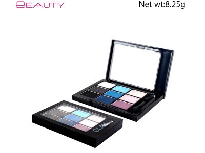 Makeup tahan lama 9 warna Shimmer eye shadow palette private label ES0203