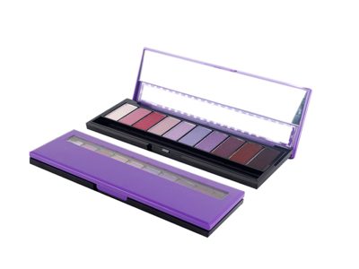 Paleta de sombras de ojos con purpurina prensada de 10 colores Maquillaje con logotipo personalizado ES0219