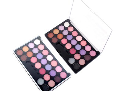 Paleta de sombras de ojos con brillo de etiqueta privada de maquillaje vegano de 25 colores ES0241
