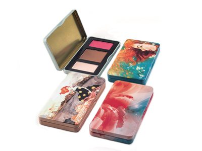 Wadah logam kecil khusus palet eyeshadow 3 warna ES0249 -1
