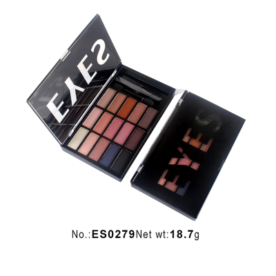 Private label cosmetics wholesale 15 colors eyeshadow palette ES0279 Private label cosmetics wholesale 15 colors eyeshadow palette ES0279