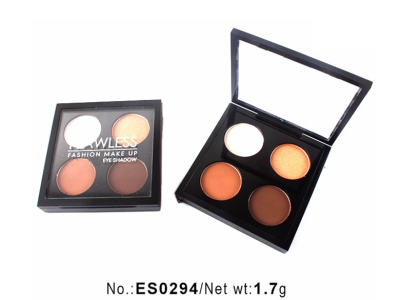 Flawless eyeshadow palette high pigment 4 colors private label ES0294