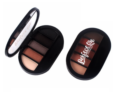 Perfect 5 colors eyeshadow palette glitter custom ES0304