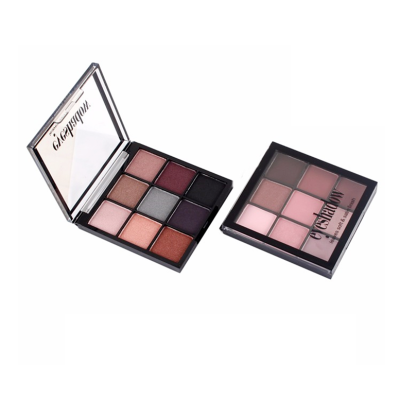 Custom soft & satin finish eyeshadow palette 9 colors ES0305 Custom soft & satin finish eyeshadow palette 9 colors ES0305