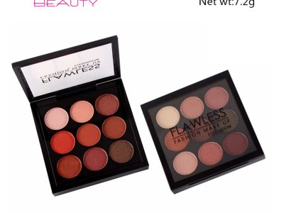 Fabricants de palettes de fards à paupières personnalisées de maquillage 9 couleurs ES0341