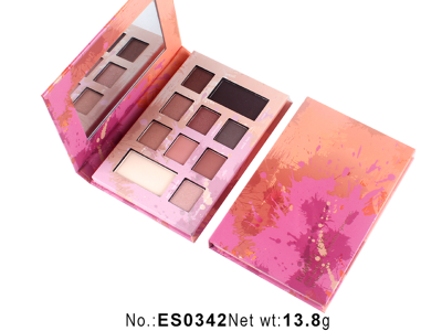 ES0342-10 warna kertas palet eyeshadow private label