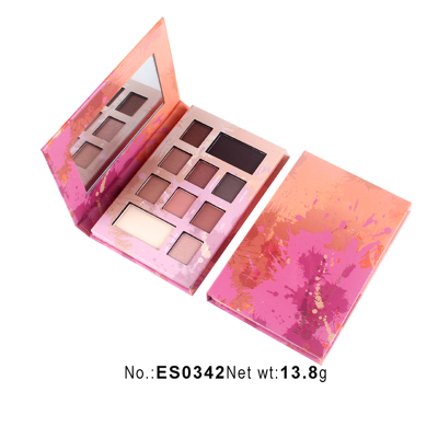 ES0342-10 colors paper eyeshadow palette private label ES0342-10 colors paper eyeshadow palette private label