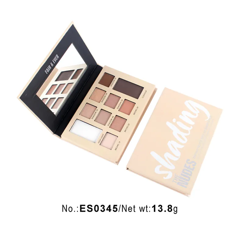 Exquisite Private Label 10 Color Paper Eyeshadow Palette - ES0482