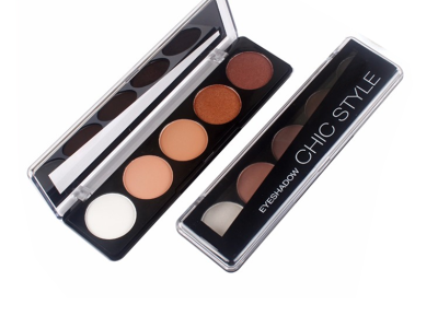 5 colors natural eyeshadow palette private label manufacturer ES0346