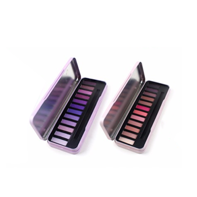 Private label 12 colors metal box eyeshadow palette ES0361-1 Private label 12 colors metal box eyeshadow palette ES0361-1