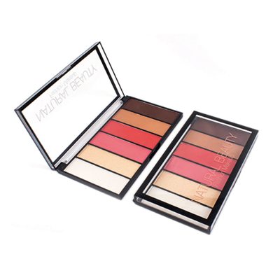 Wholesale makeup professional basic eyeshadow palette 6 colors ES0370