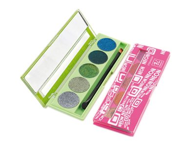 Private label Palette di ombretti glitterati 5 colori ES0394